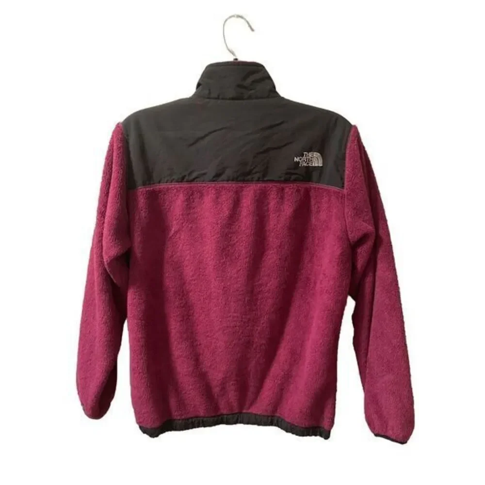 The North Face Denali Fleece Jacket Girls Magenta Size XL‎ Full Zip